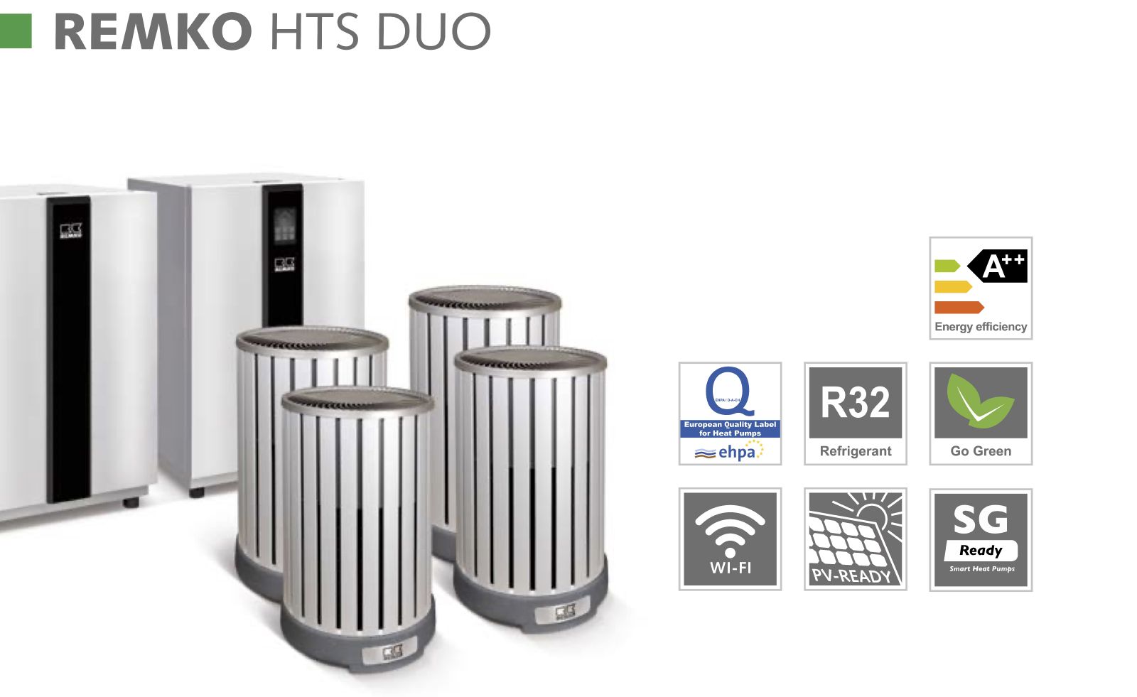 powietrzna pompa ciepła typu split REMKO HTS